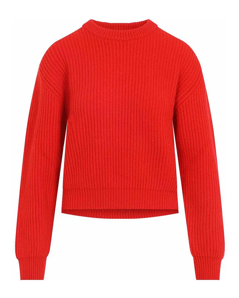 Jil Sander Rundhalspullover - Rot Rot