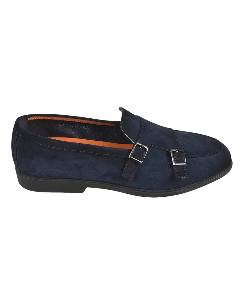 Santoni Mokassins - Weiß Blau