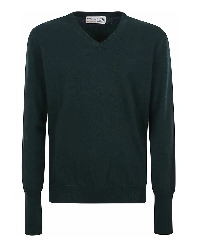 Ballantyne V-Pullover - Blau Blau