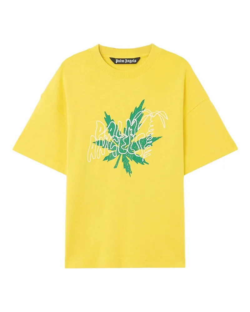 Palm Angels T-Shirt - Gelb Gelb