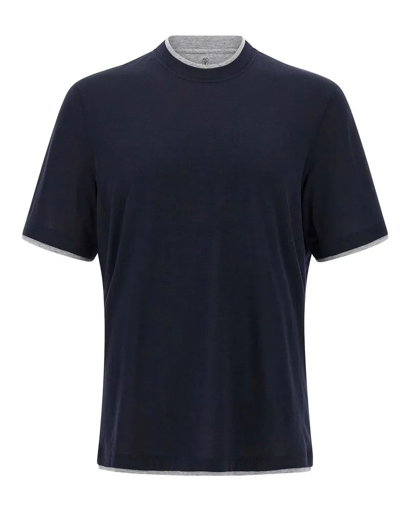 Brunello Cucinelli T-Shirt - Blau Blau