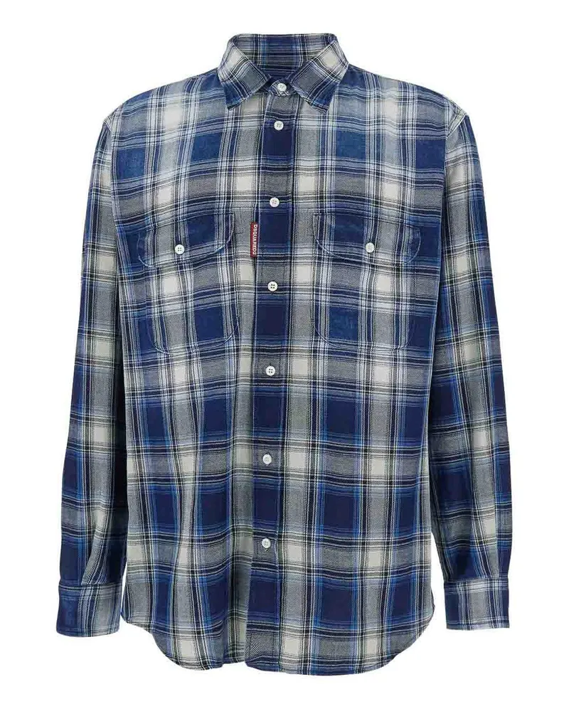 Dsquared2 Hemd - Blau Blau