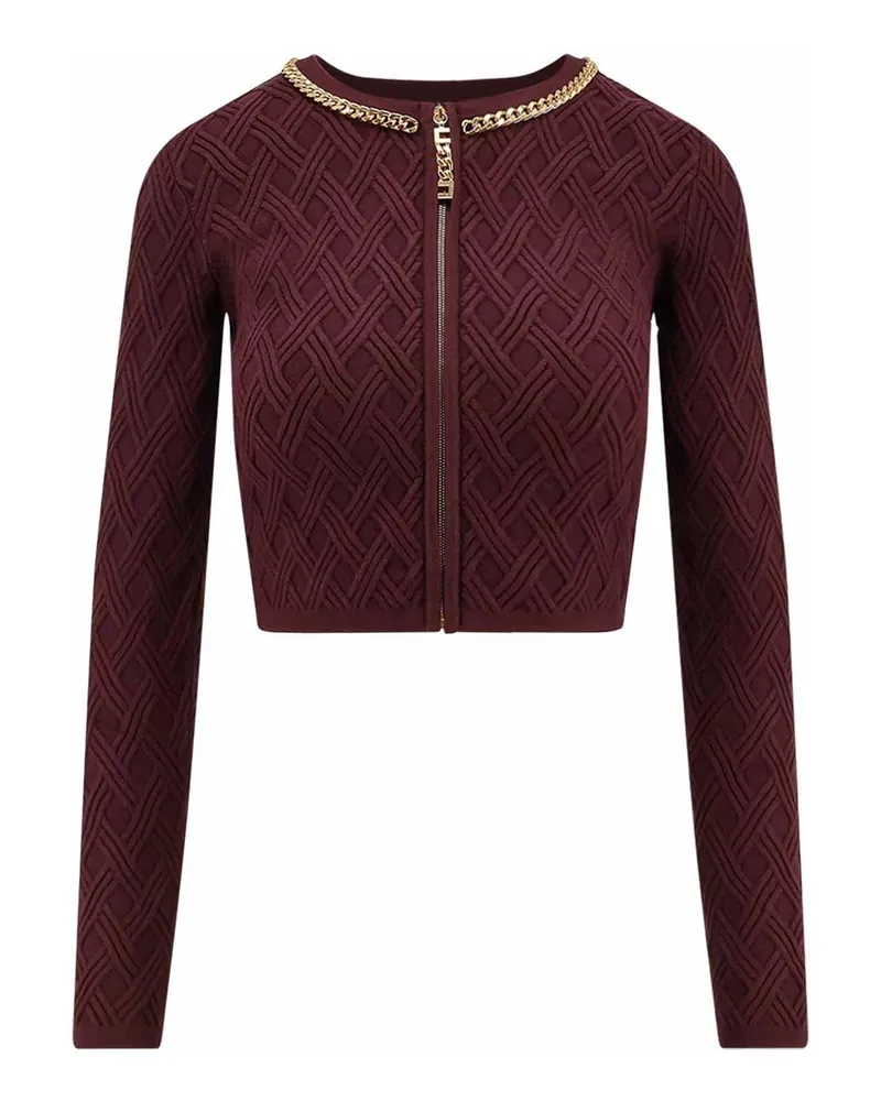 Elisabetta Franchi Cardigan - Bordeaux Bordeaux