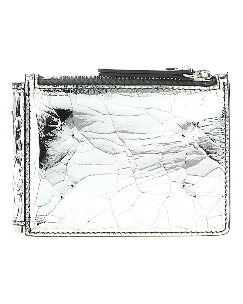 Maison Margiela Portemonnaie - Silber Silber