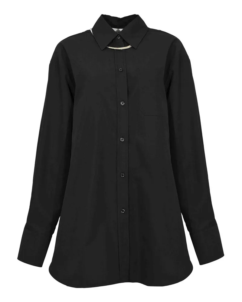 SPORTMAX Hemd - Schwarz Schwarz