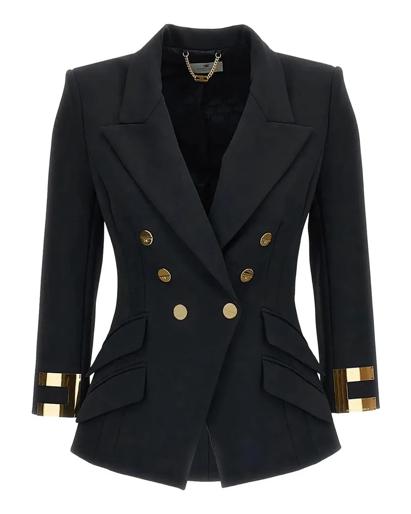 Elisabetta Franchi Blazer - Schwarz Schwarz