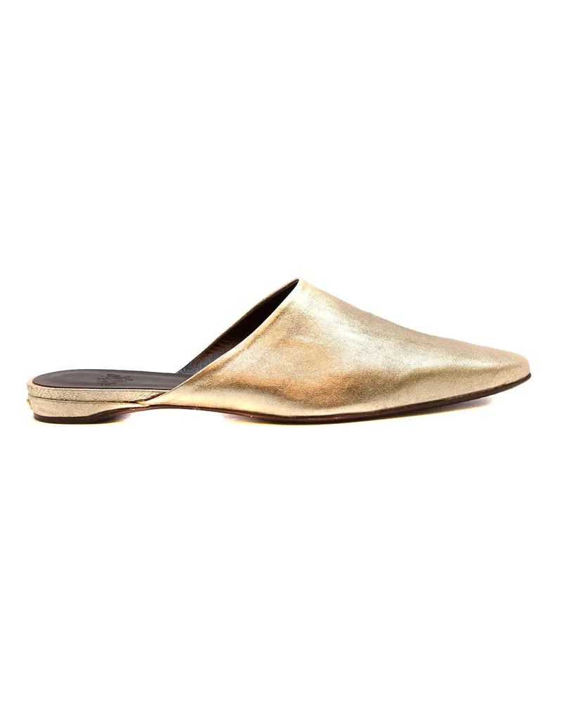 Bougeotte Mules - Gold Gold
