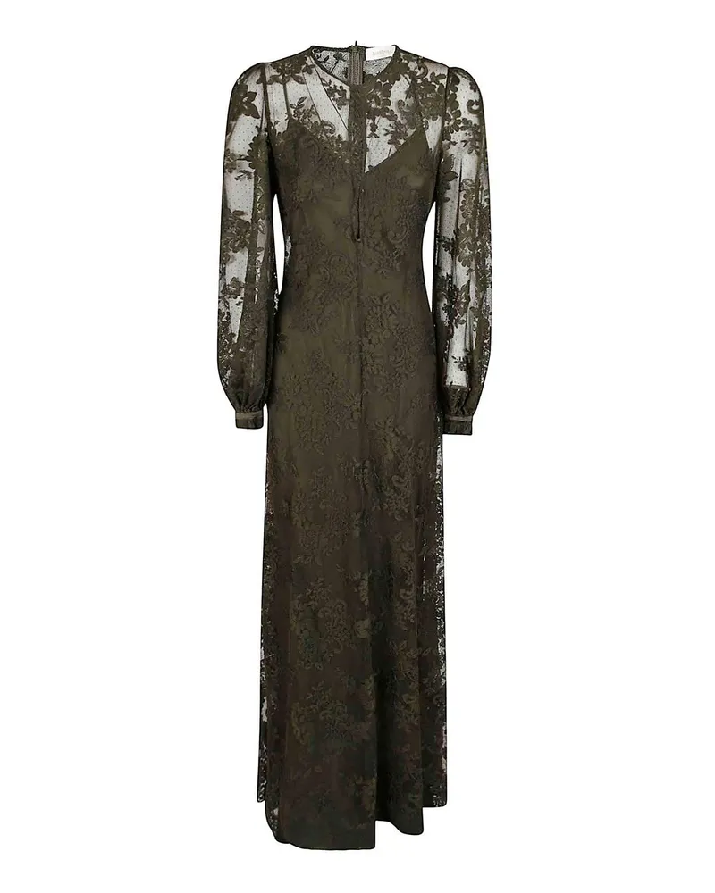 Zimmermann Maxikleid - Dunkelgrün Dunkelgrün