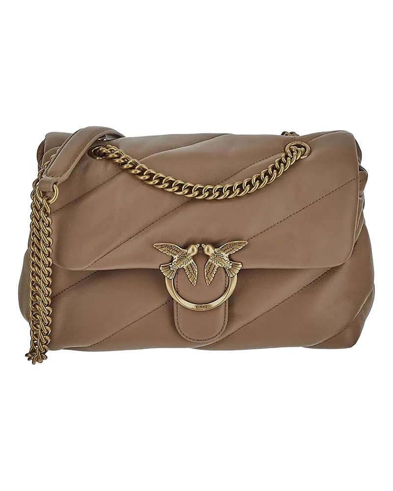 Pinko Schultertasche - Beige Braun