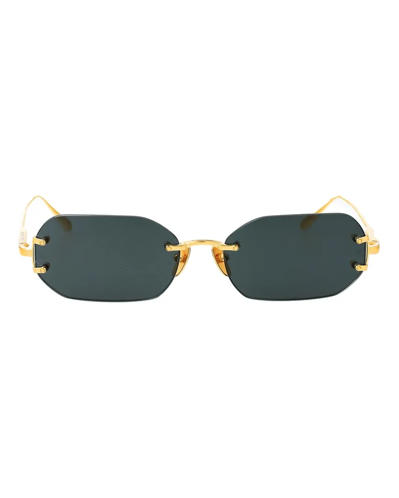 Linda Farrow Sonnenbrille - Gold Gold