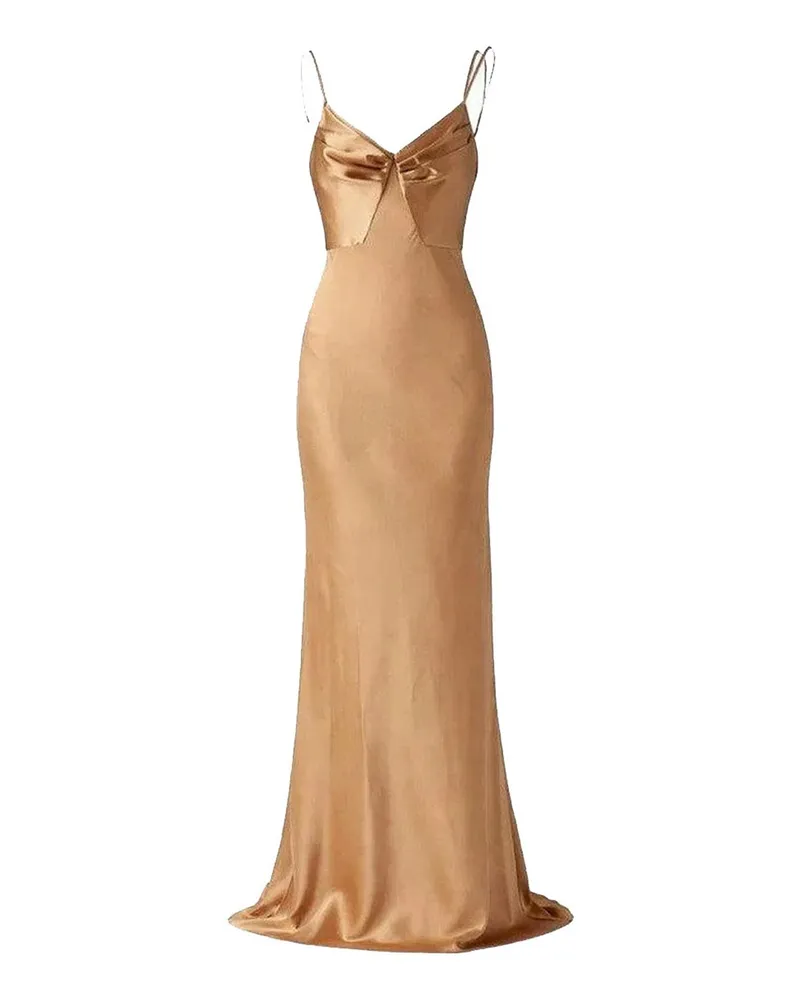 Elisabetta Franchi Abendkleid - Beige Beige