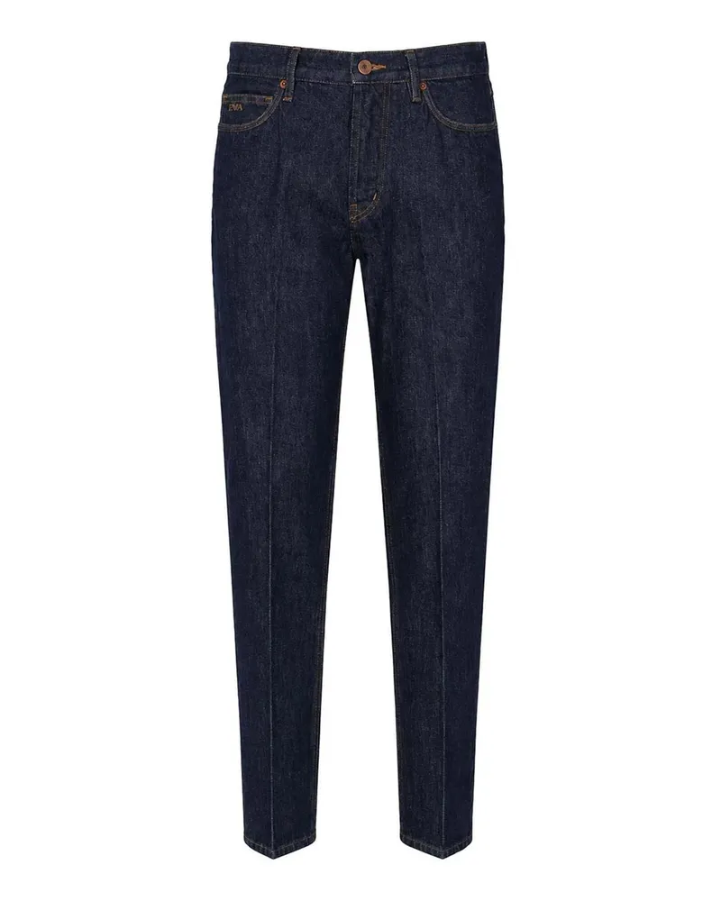 Emporio Armani Straight Leg Jeans - Jeansblau Jeansblau