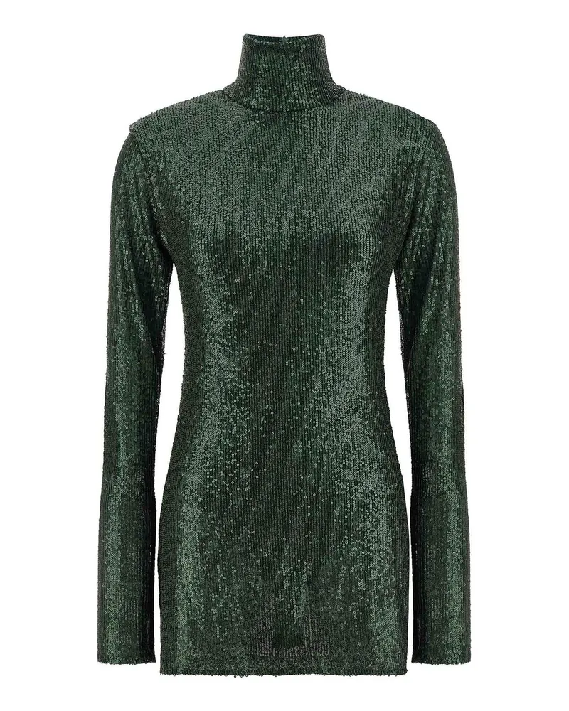 Norma Kamali Knielanges Kleid - Grün Grün