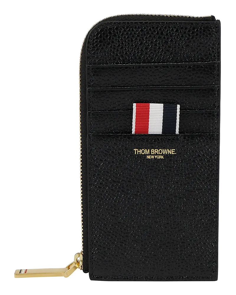Thom Browne Portemonnaie - Schwarz Schwarz