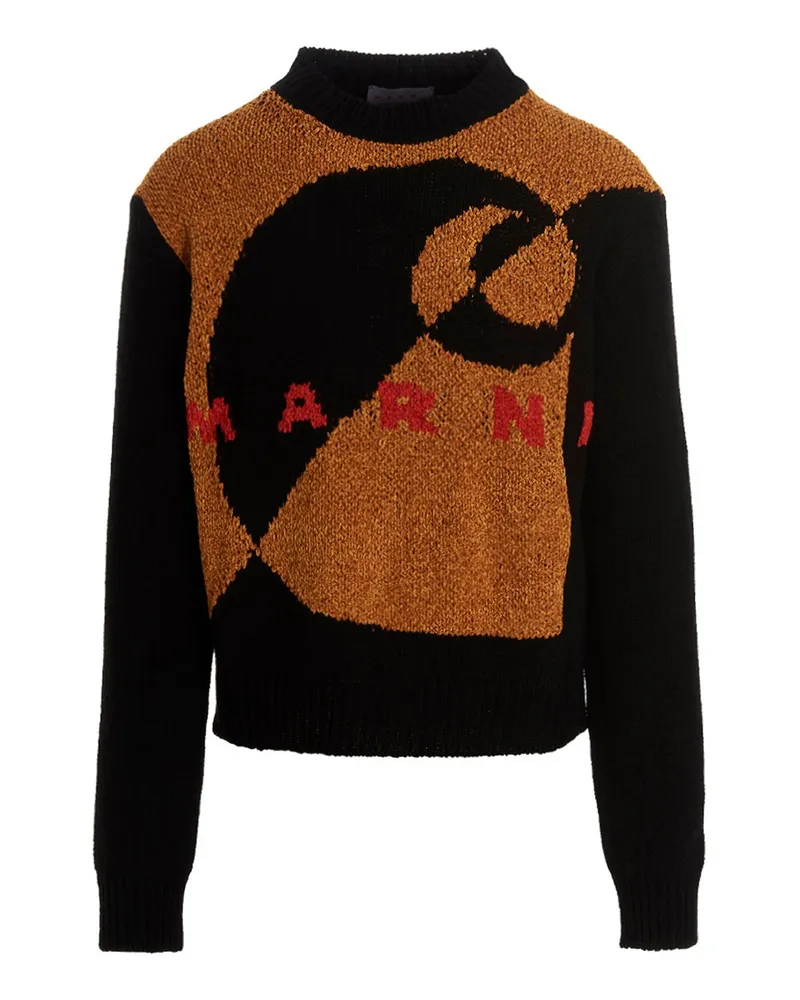 Marni Rundhalspullover - Bunt Bunt