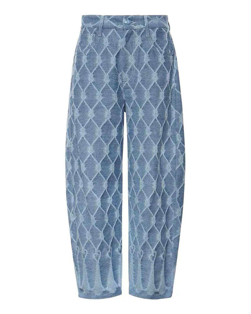 Genny Straight Leg Jeans - Blau Blau