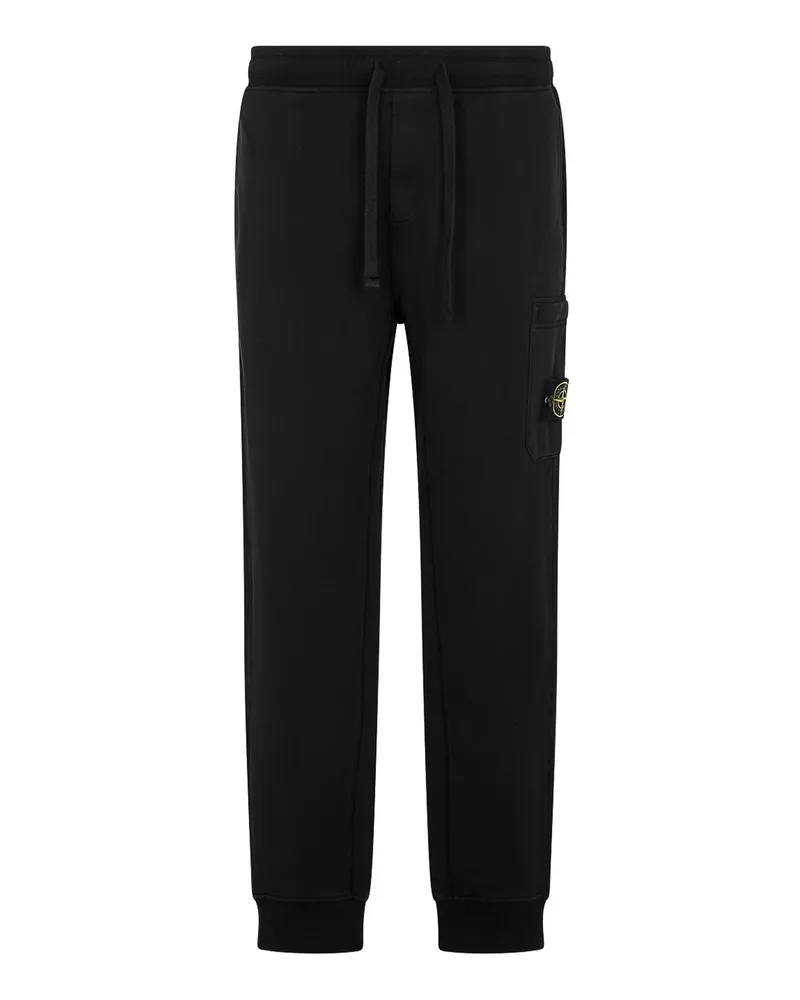 Stone Island Straight Leg Jeans - Schwarz Schwarz