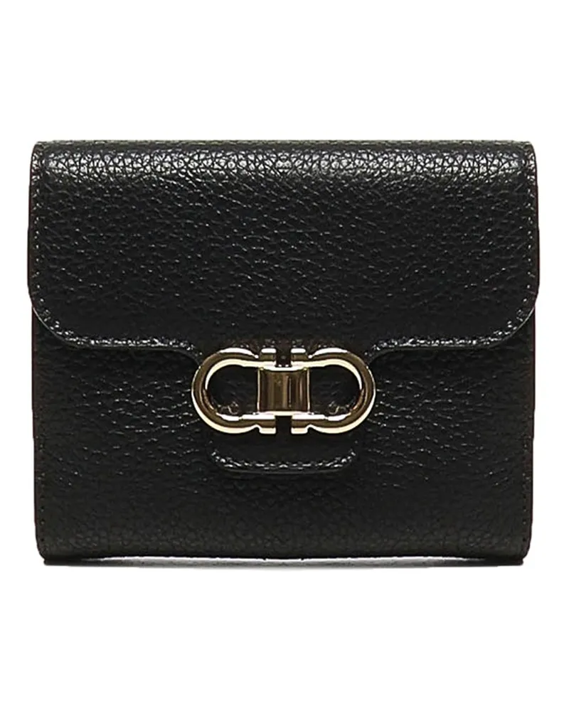 Ferragamo Portemonnaie - Schwarz Schwarz