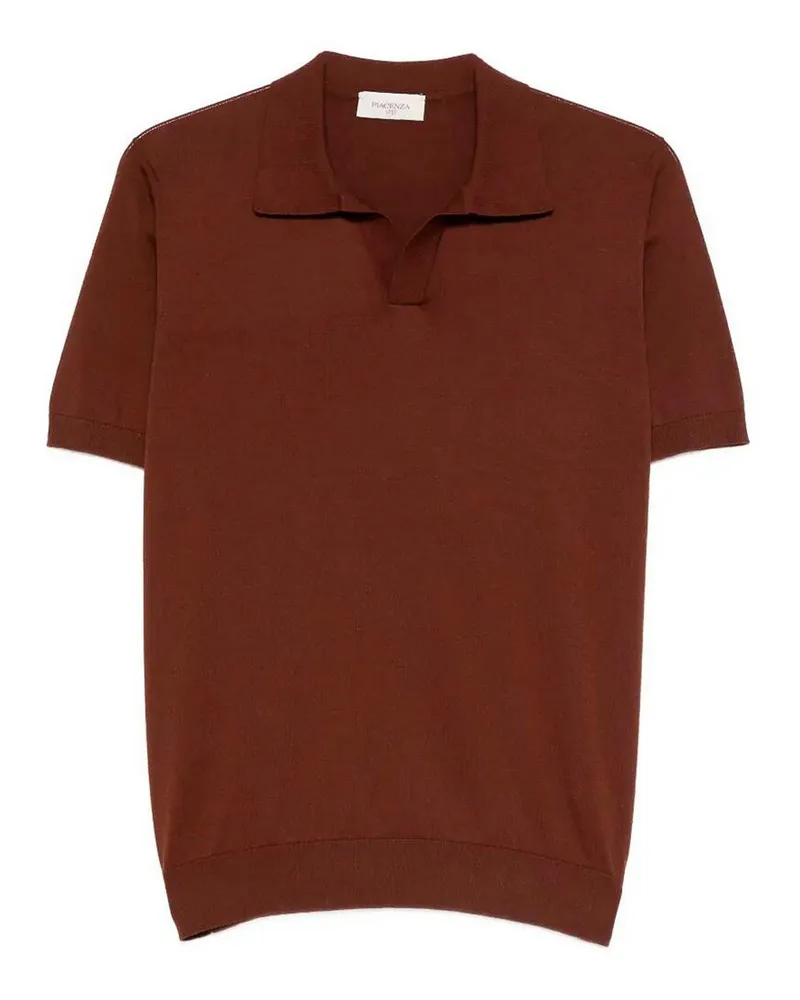 PIACENZA 1733 Poloshirt - Dunkelbraun Dunkelbraun