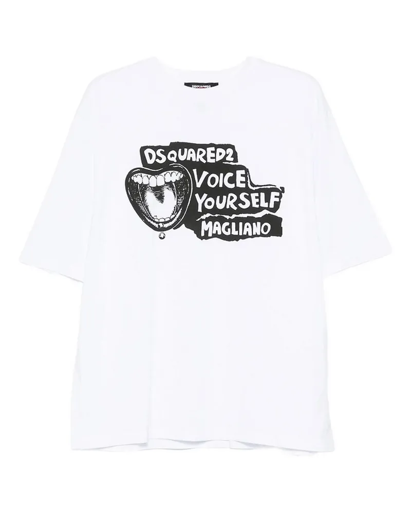 Dsquared2 T-Shirt - Weiß Weiß