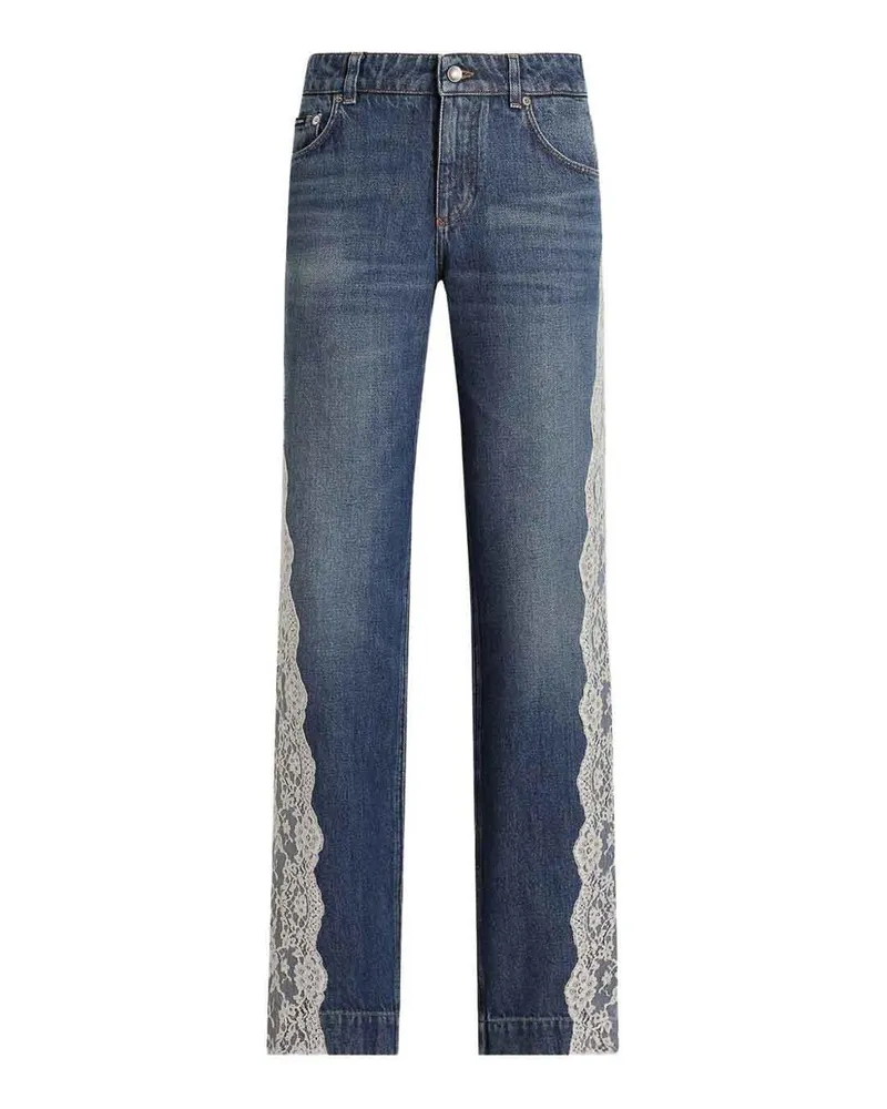 Dolce & Gabbana Straight Leg Jeans - Denim Denim