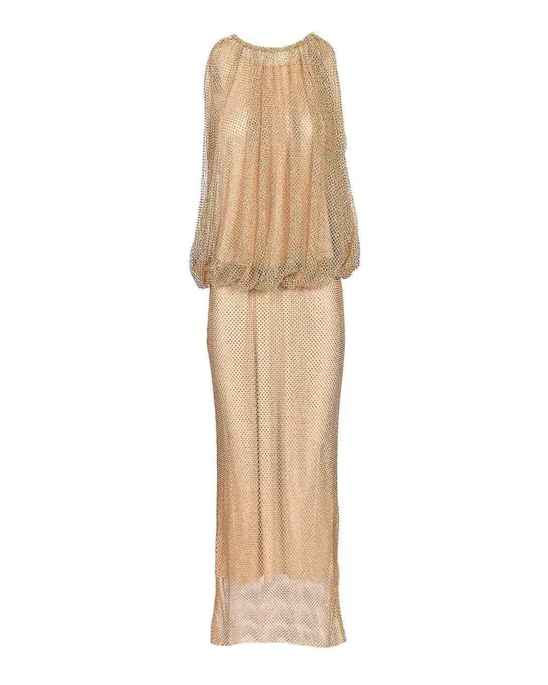 SPORTMAX Knielanges Kleid - Beige Beige