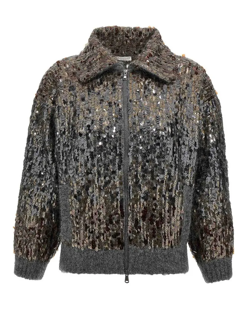 Brunello Cucinelli Cardigan - Grau Grau