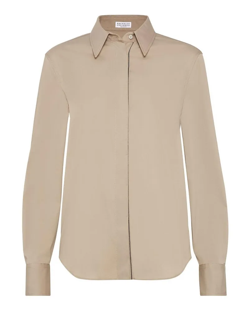 Brunello Cucinelli Hemd - Braun Braun