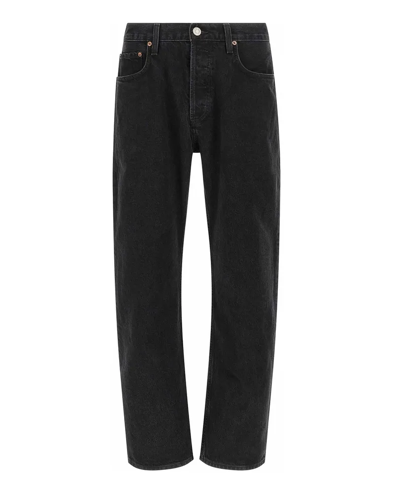 AGOLDE Straight Leg Jeans - Schwarz Schwarz