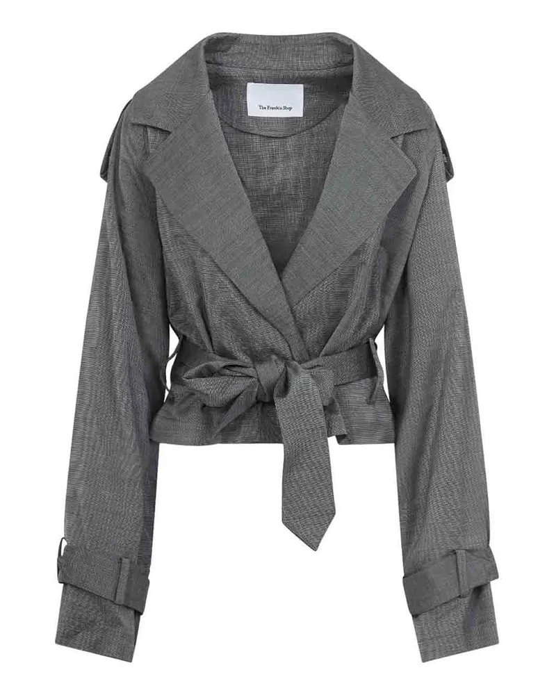 FRANKIE Shop Trenchcoat - Grau Grau