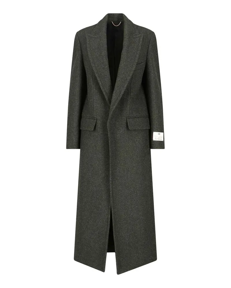 Victoria Beckham Knielanger Mantel - Grün Grün