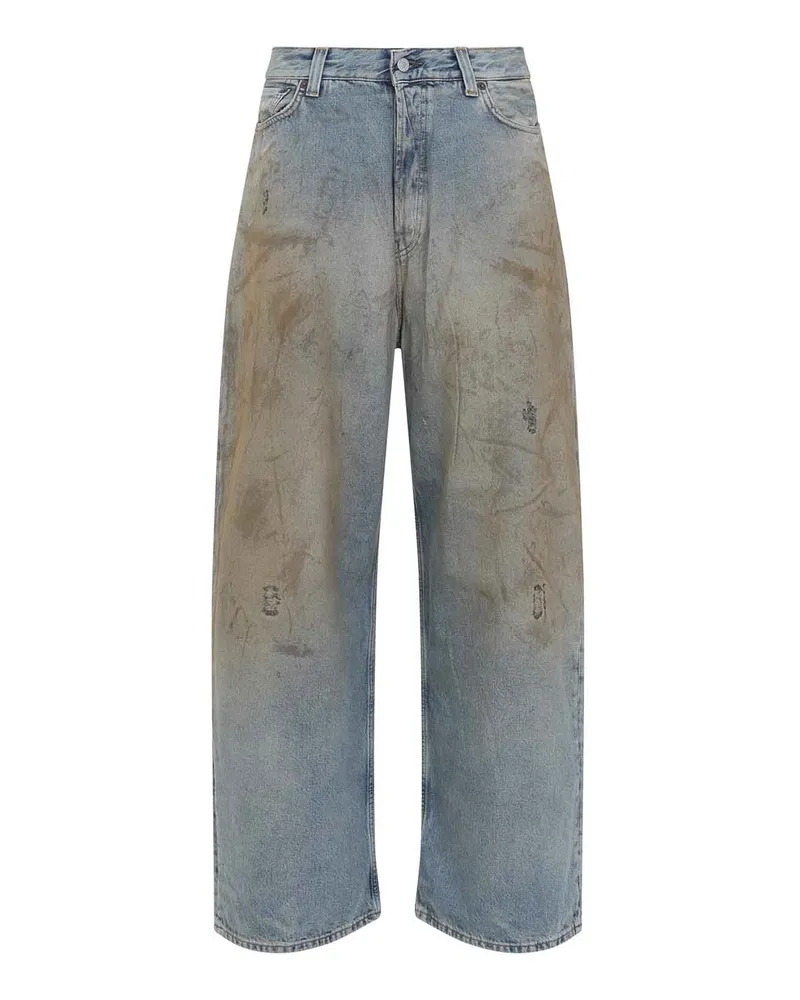 Acne Studios Bootcut Jeans - Dunkles Jeansblau Dunkles