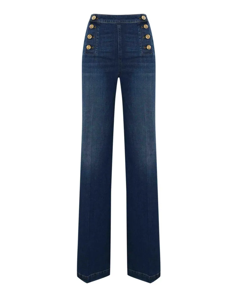 Twin-Set Schlagjeans - Jeansblau Jeansblau