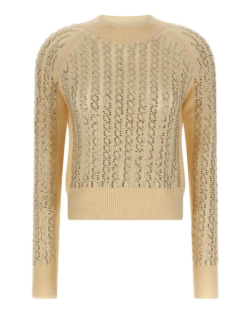 Ermanno Scervino Rundhalspullover - Beige Beige