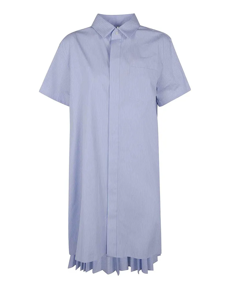 Sacai Knielanges Kleid - Blau Blau