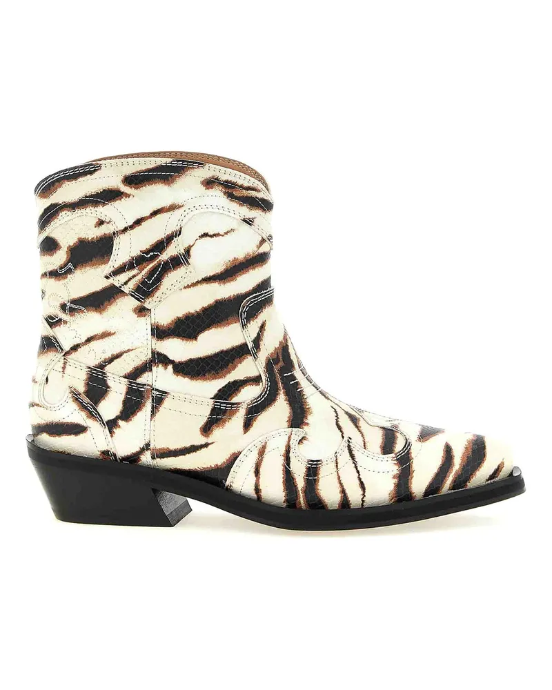 Ganni Stiefeletten - Beige Beige
