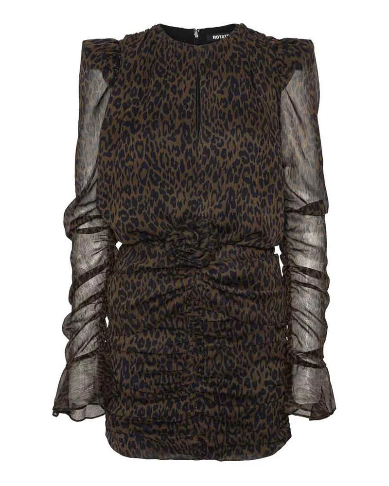 ROTATE Birger Christensen Abendkleid - Braun Braun