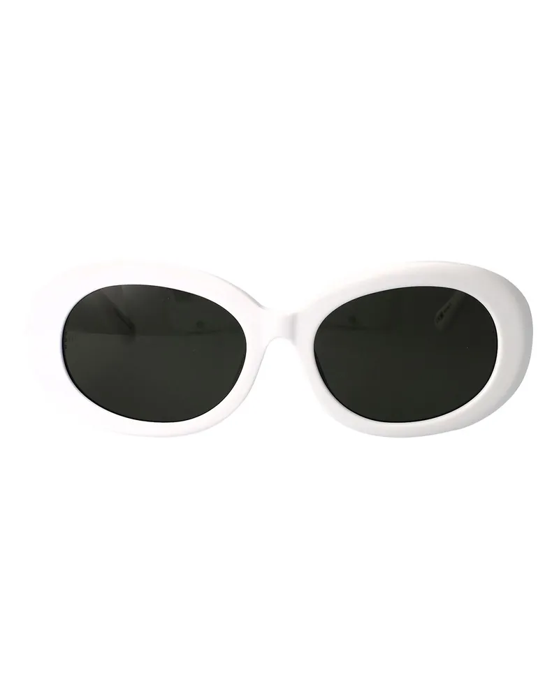 Linda Farrow Sonnenbrille - Weiß Weiß