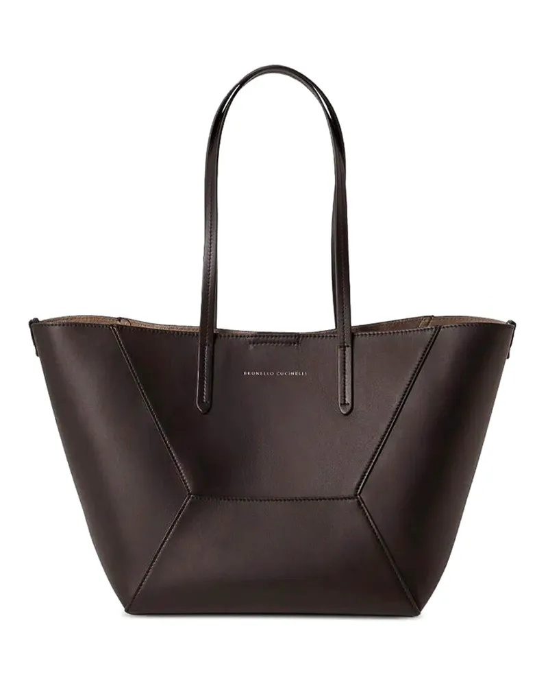 Brunello Cucinelli Shopper - Dunkelbraun Dunkelbraun