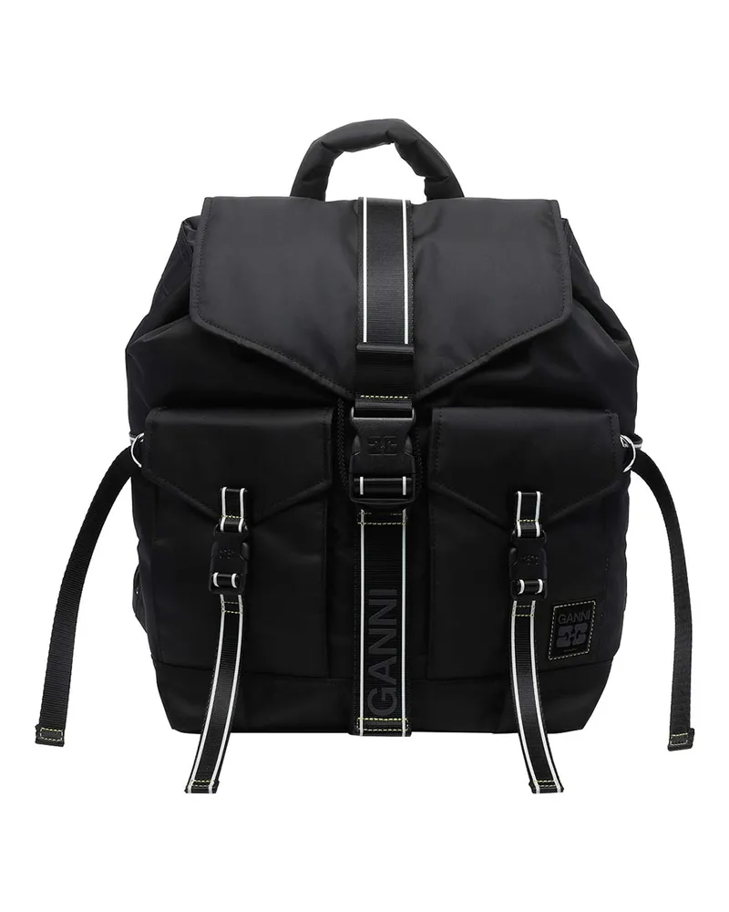 Ganni Rucksack - Schwarz 