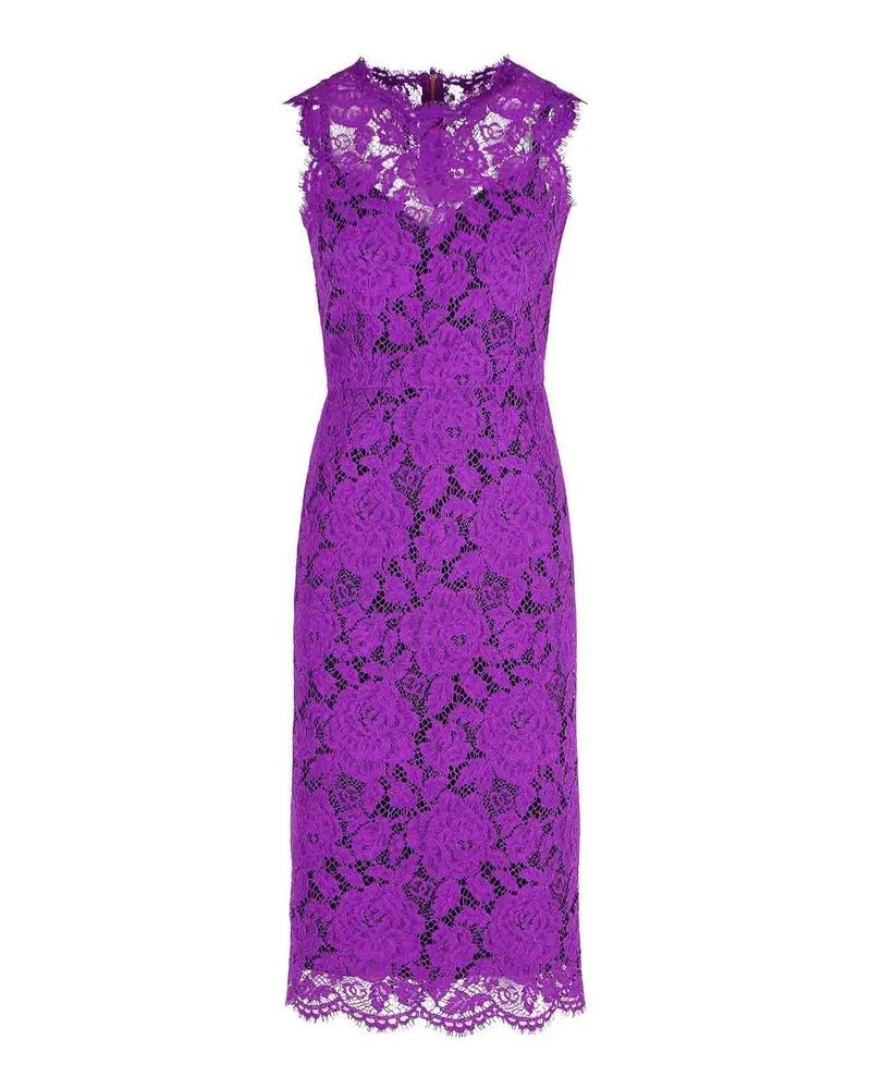 Dolce & Gabbana Cocktailkleid - Lila Lila
