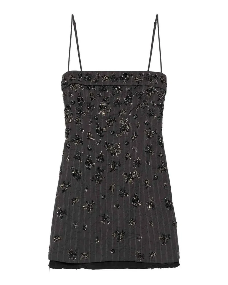 Jonathan Simkhai Kurzes Kleid - Schwarz Schwarz