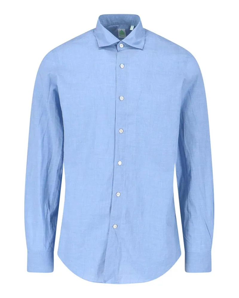 Finamore 1925 Hemd - Blau Blau