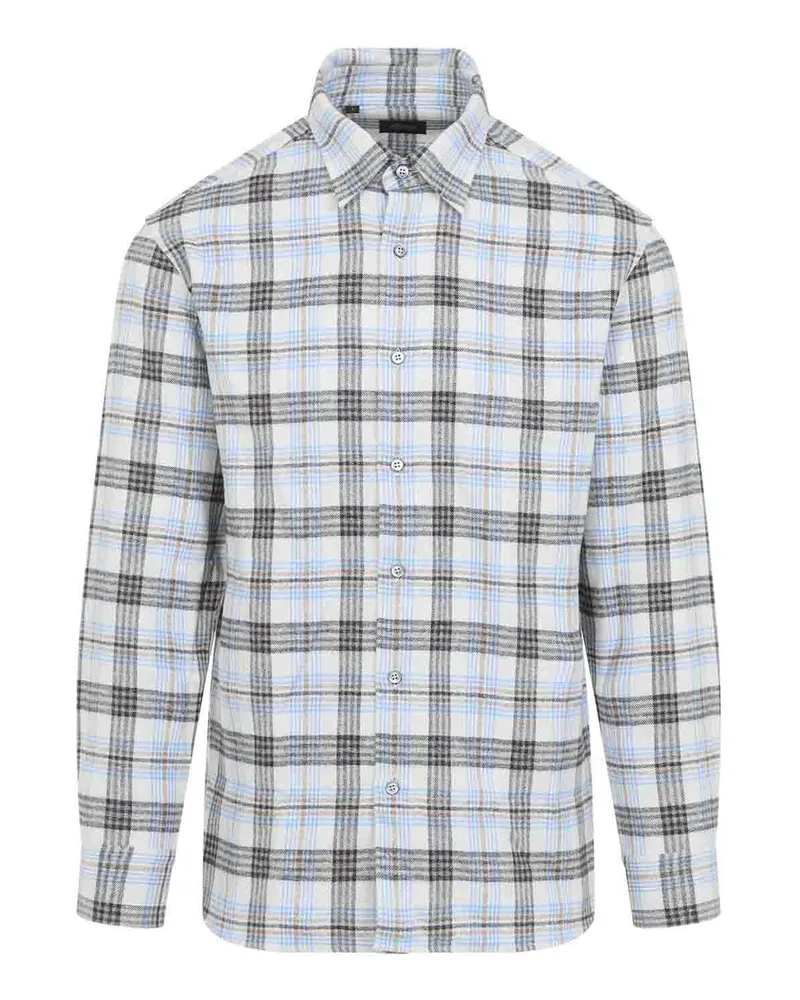 Brioni Hemd - Blau Blau
