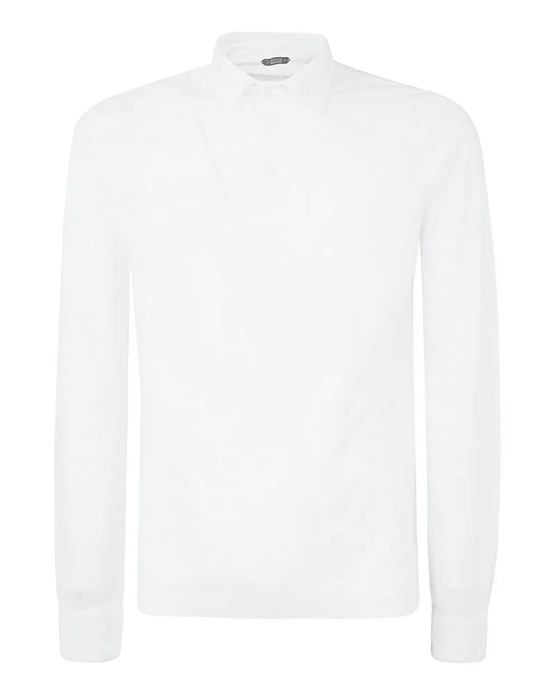 Zanone Poloshirt - Weiß Weiß