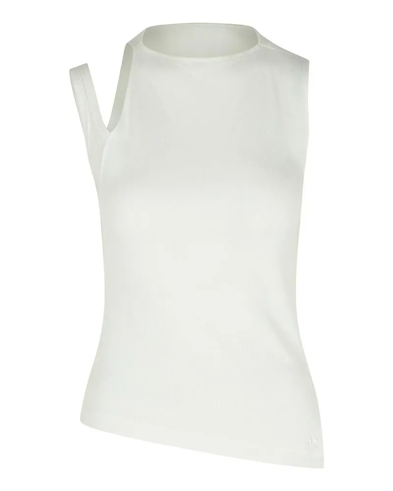 Courrèges Top - Weiß Weiß