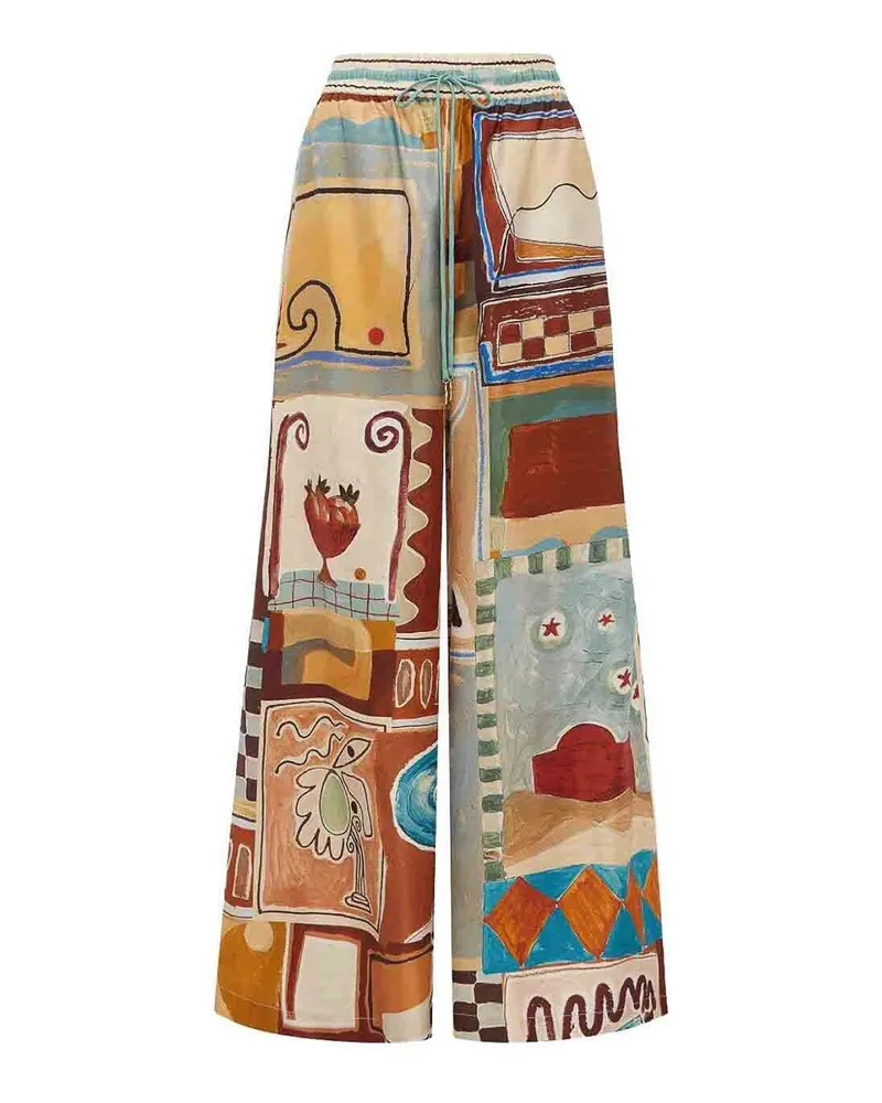 ALEMAIS Casual Hose - Blau Blau