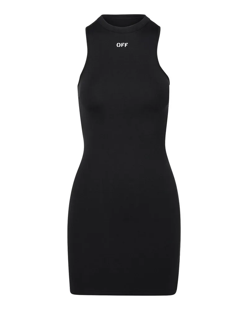 OFF-WHITE Knielanges Kleid - Schwarz Schwarz