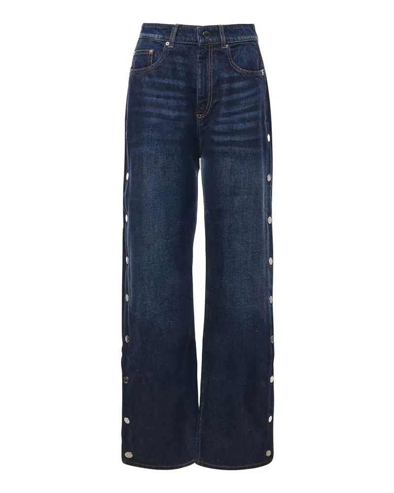 SPORTMAX Straight Leg Jeans - Blau Blau
