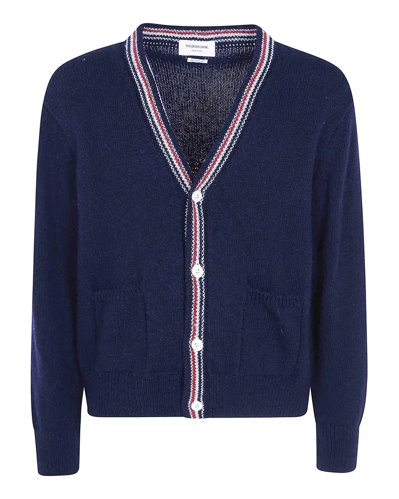 Thom Browne Cardigan - Blau Blau